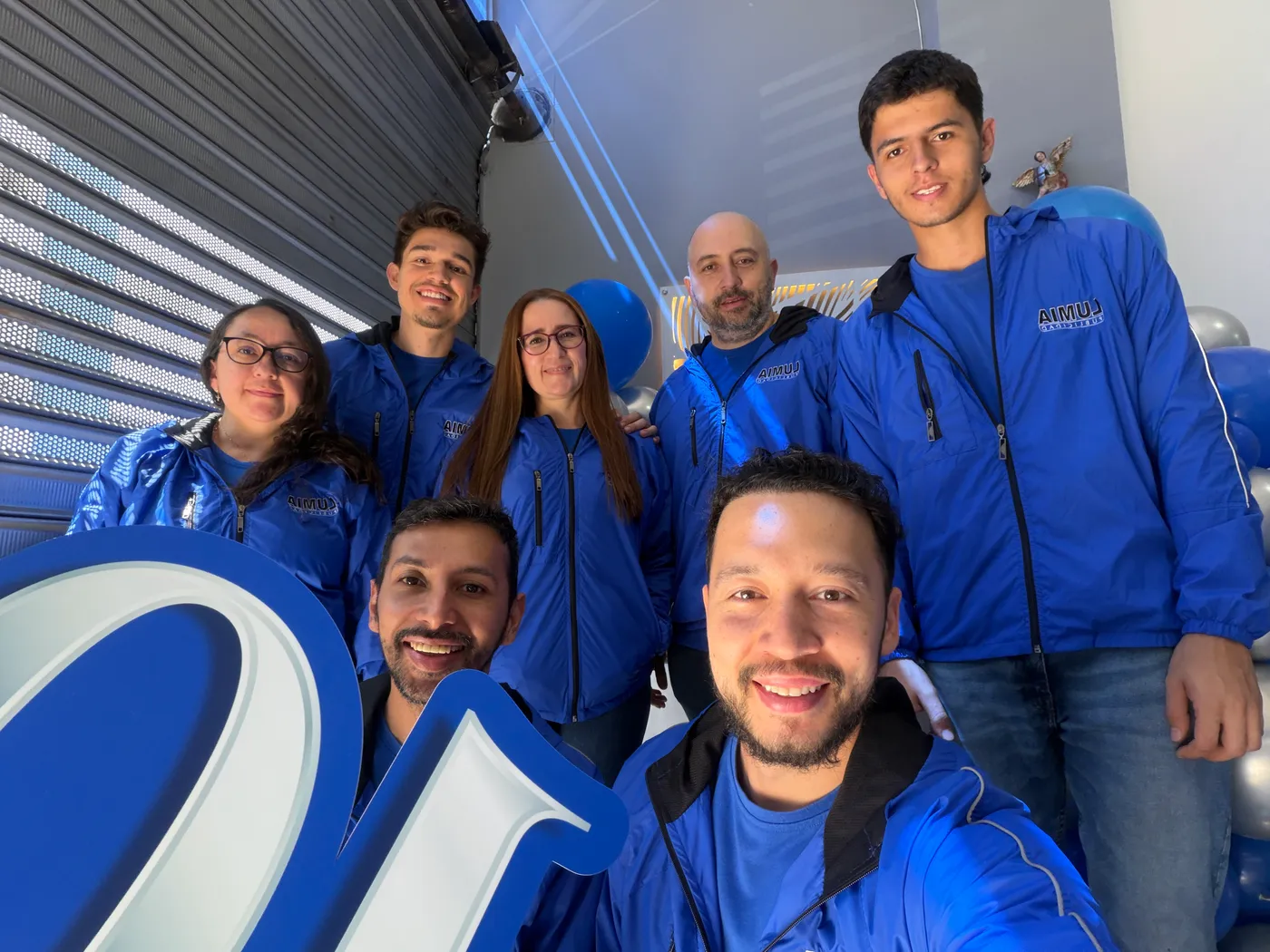 El equipo de Lumia Publicidad reunido